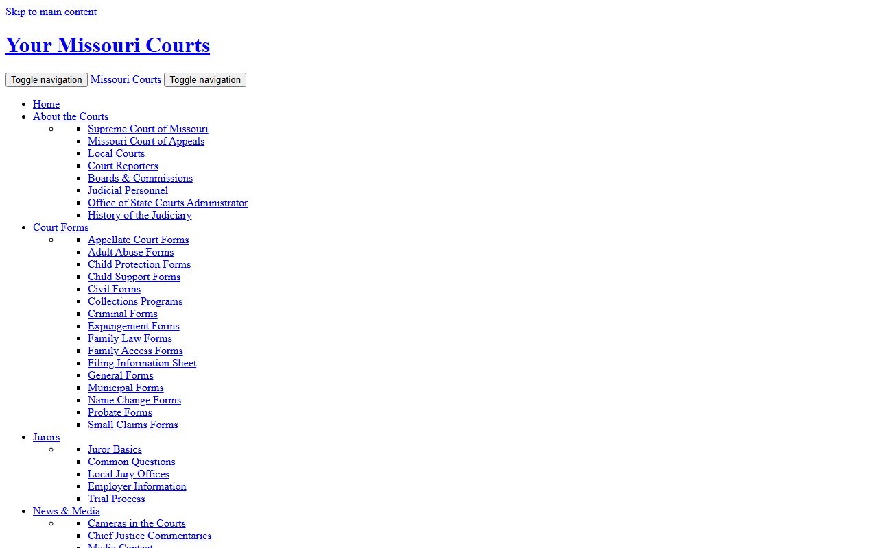Saline County Circuit Court records and Missouri Courts Case.net source