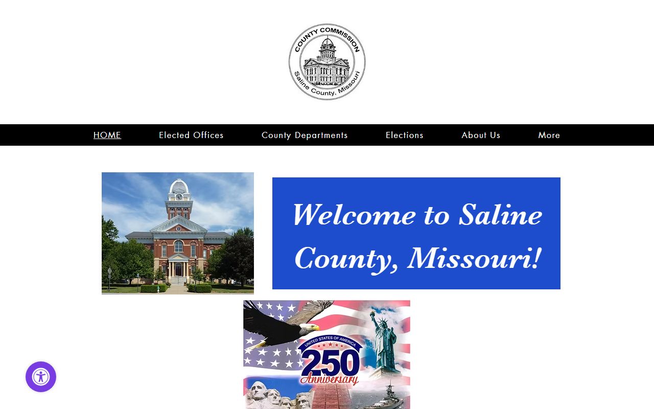 Saline County court records homepage and courthouse office source